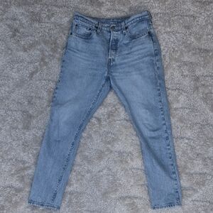 Levi's Light Blue Ankle & Cropped Jeans